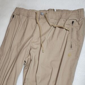 L.L. Bean XL 30" Inseam ZIP Up Comfort Elastic Waist Tie Explorer Ripstop Pants